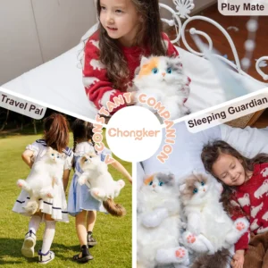 realistic pet backpack – cozy companion for travel & school