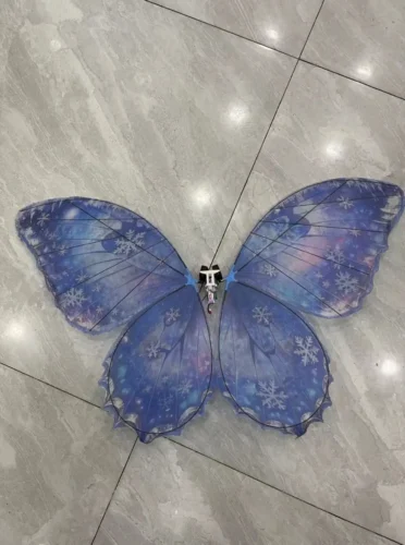 remote control flutter butterfly drone realistic flying toy with 2.4ghz control, rechargeable battery, for wedding surprise, party, indoor & outdoor play, great gift for kids and adults (blue)