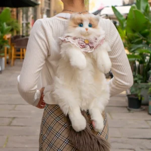 realistic pet backpack β cozy companion for travel & school